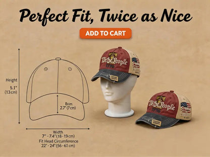LAST DAY 70% OFF-2026 We The People  Vintage Baseball Cap