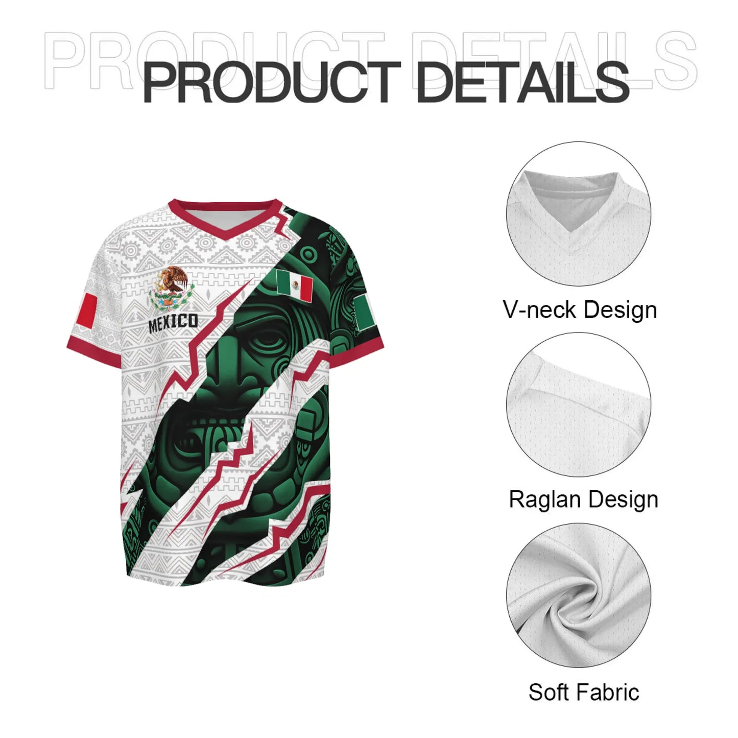 Men's Mexico Aztec Calendar Style Jerseys