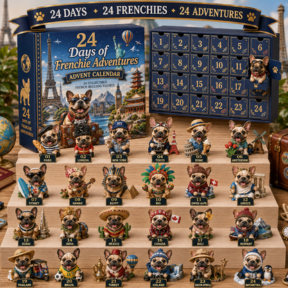 🎄🐶 2026 French Bulldog Advent Calendar – 24 Days of Frenchie Mischief