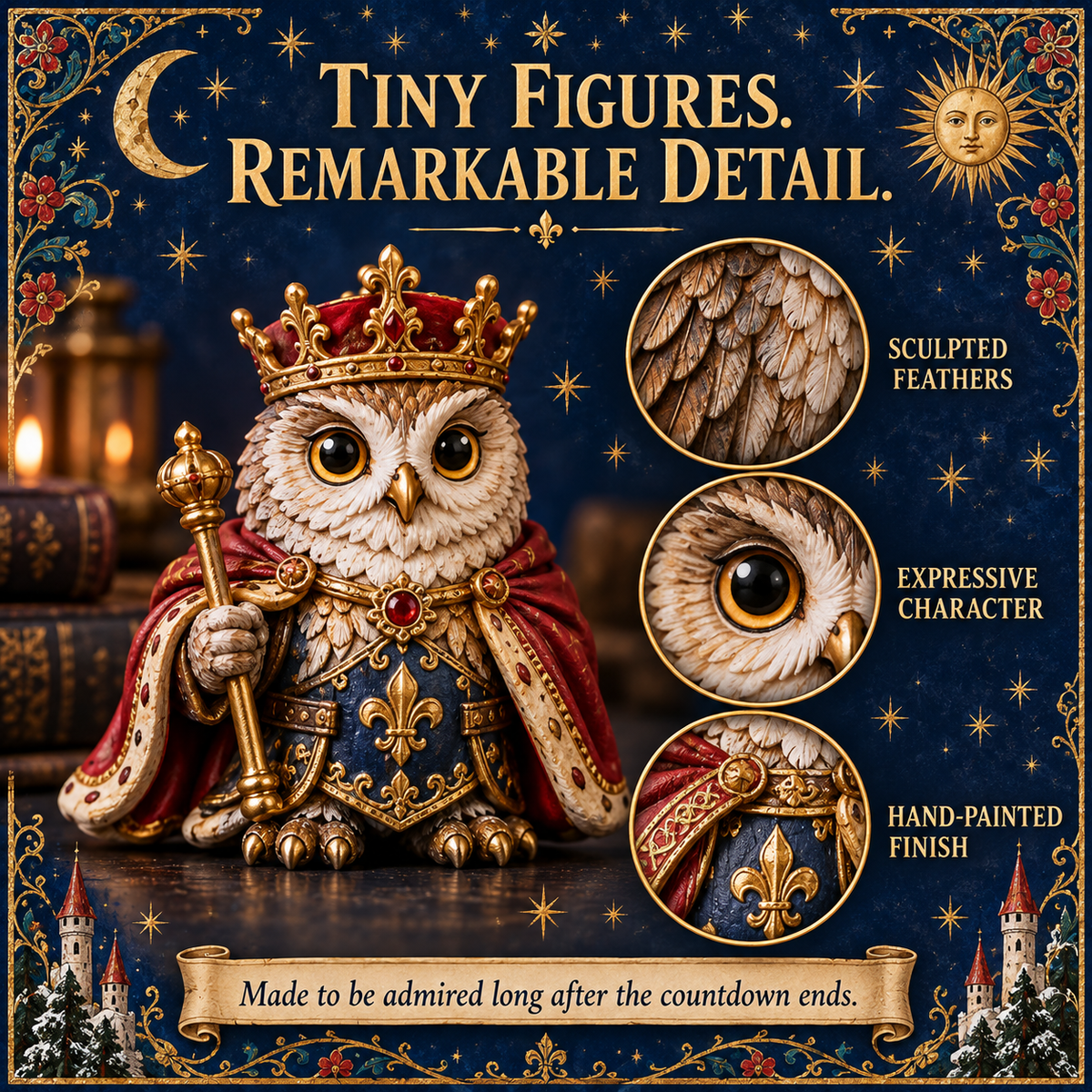 🎄📅24 Days of Peculiar Medieval Owls🦉