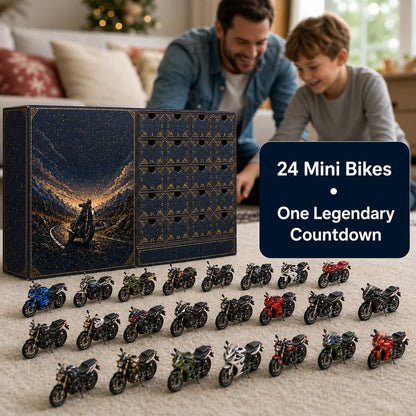 🔥50% Off Last Day🔥 - 2026 Motorcycle Legends Advent Calendar – 24 Days, 24 Mini Motorcycles, 24 Legendary Rides