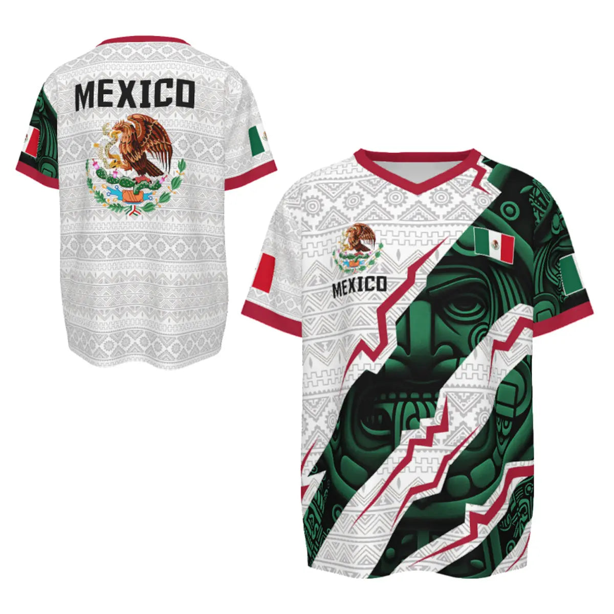 Men's Mexico Aztec Calendar Style Jerseys