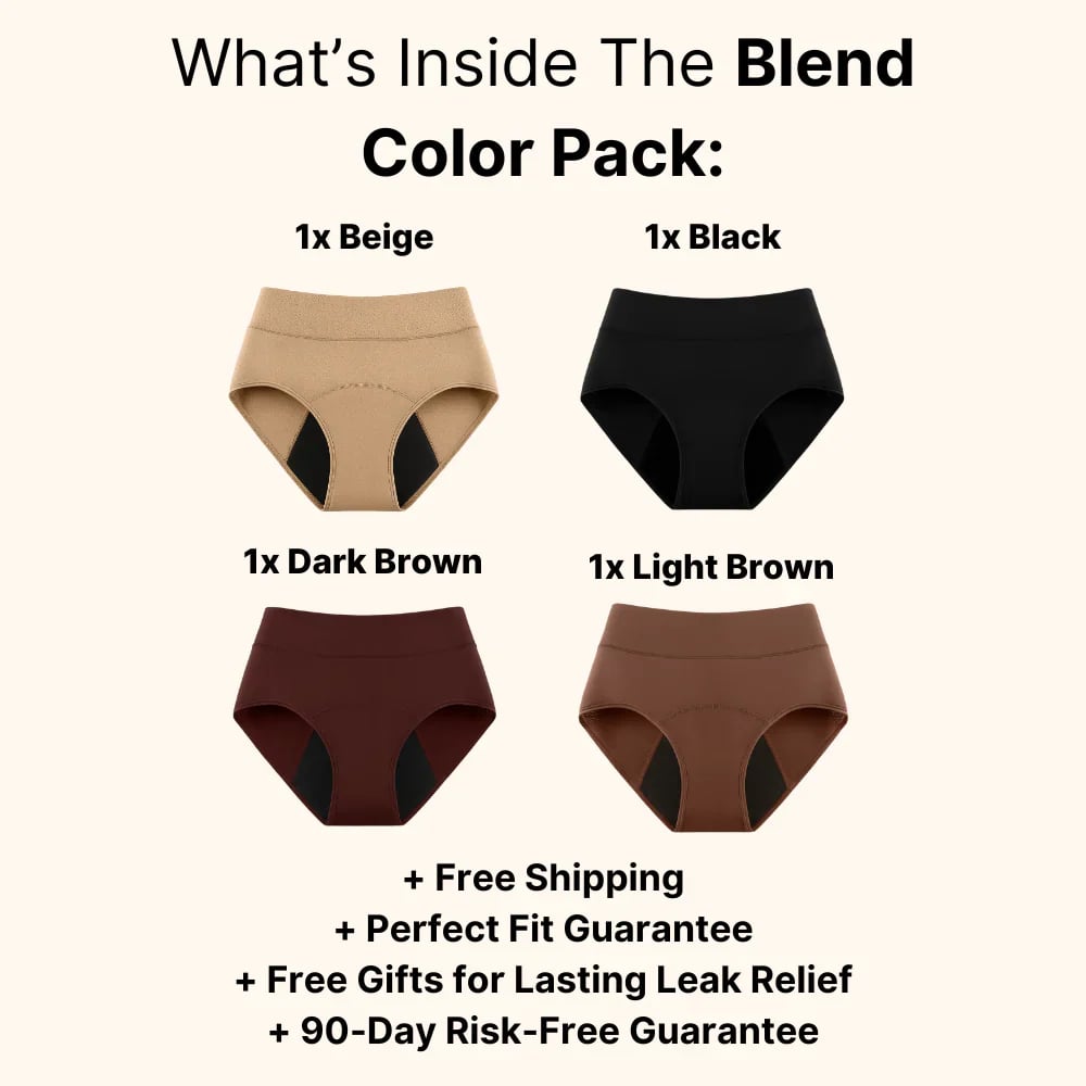 🍀FDA-Certified: 59% OFF|100% Leak-Proof Underwear(Say Goodbye to Awkwardness and Worry)