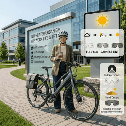 ☀️🕶️UV400 Photochromic Polarized Safety Glasses – 🥇Impact Resistant Outdoor Sports & Work Eyewear✨