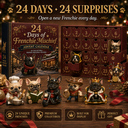 🎄🐶 2026 French Bulldog Advent Calendar – 24 Days of Frenchie Mischief