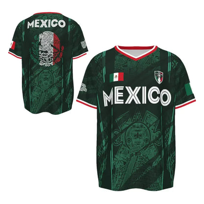 Men's Mexico Aztec Calendar Style Jerseys