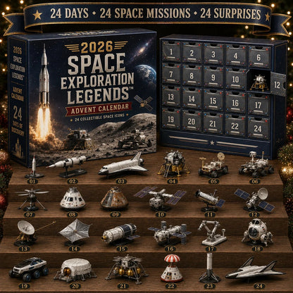 - 2026 Space Exploration Legends Advent Calendar – 24 Days of Space Missions, 24 Collectible Surprises