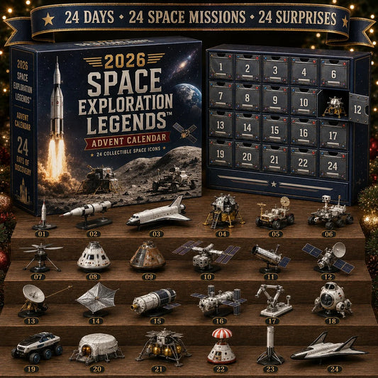 - 2026 Space Exploration Legends Advent Calendar – 24 Days of Space Missions, 24 Collectible Surprises