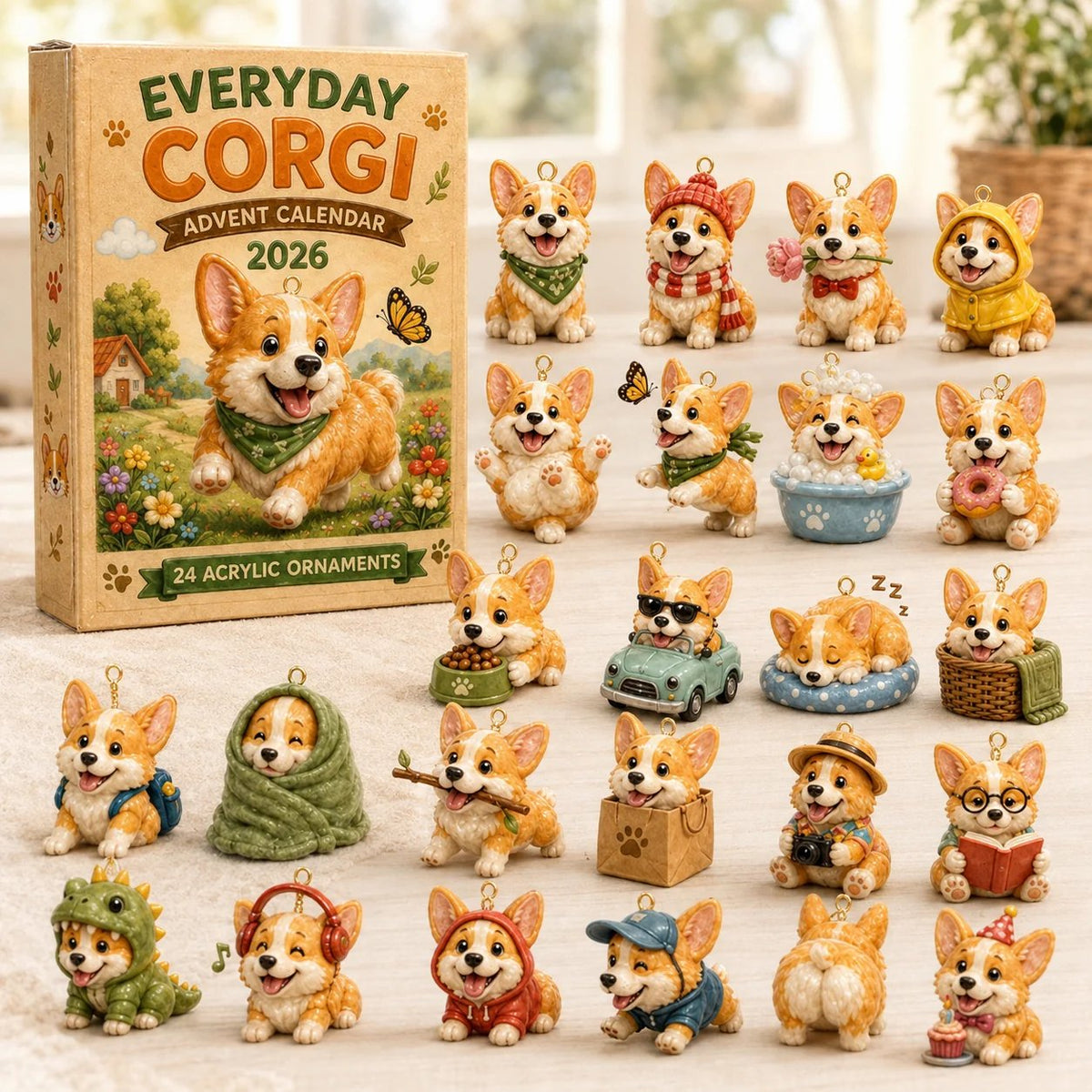 ✨Everyday Corgi Advent Calendar 2026 - 24-Day Festive Countdown