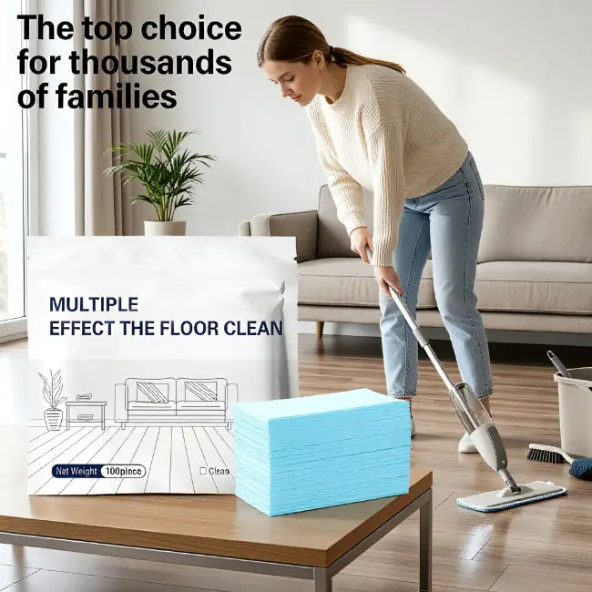 🧼MRAVION® 100 Piece Floor Cleaning Tablets Multi-Surface Antibacterial Cleaner for Hardwood, Tile & Laminate