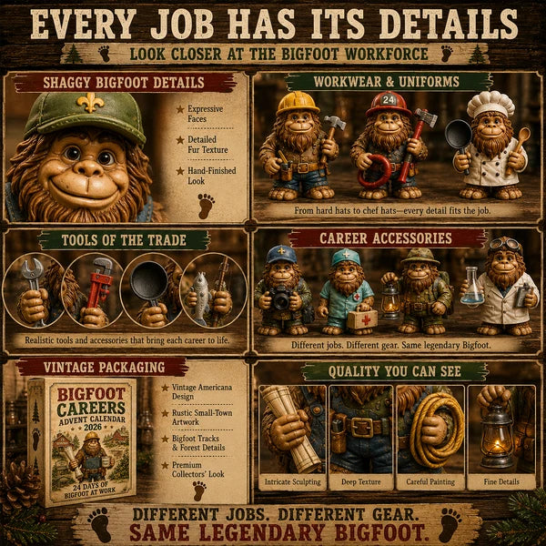 👣🎄 Bigfoot Advent Calendar 2026 – 24 Days of Wild Adventures 🎁🌲
