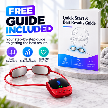 🔥Portable Neck Massager with Heat – Lightweight Comfort Anytime, Anywhere