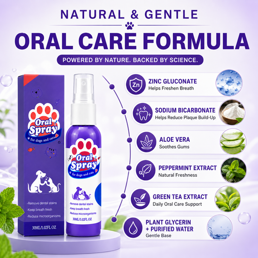 No-Brushing Pet Oral  Spray for Dogs & Cats🐾