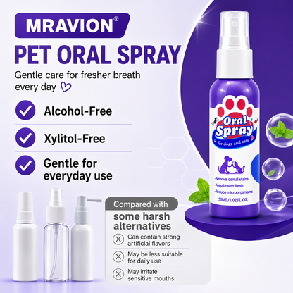 No-Brushing Pet Oral  Spray for Dogs & Cats🐾