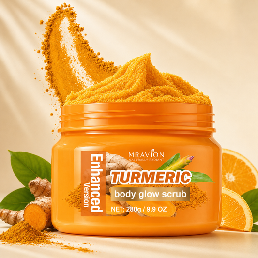 ✨ Turmeric Glow Scrub — Buff Away Dull, Rough Skin for a Softer, Smoother-Looking Glow 🧡