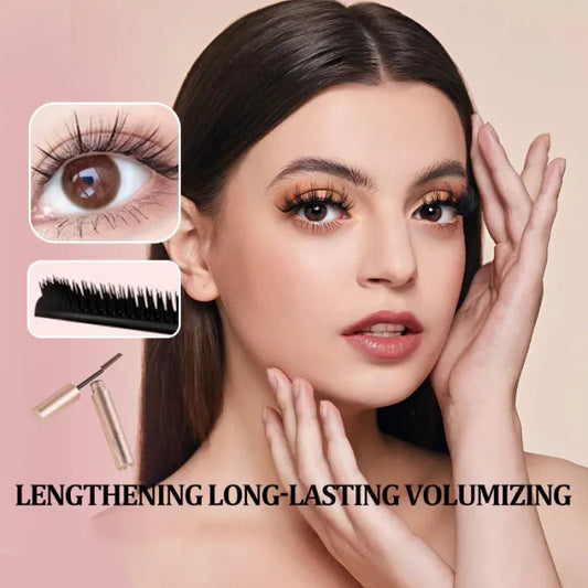 Last Day Buy 1 Get 1 Free✨Lengthening & Curling Mascara – Waterproof, Smudge-Proof Lash Booster
