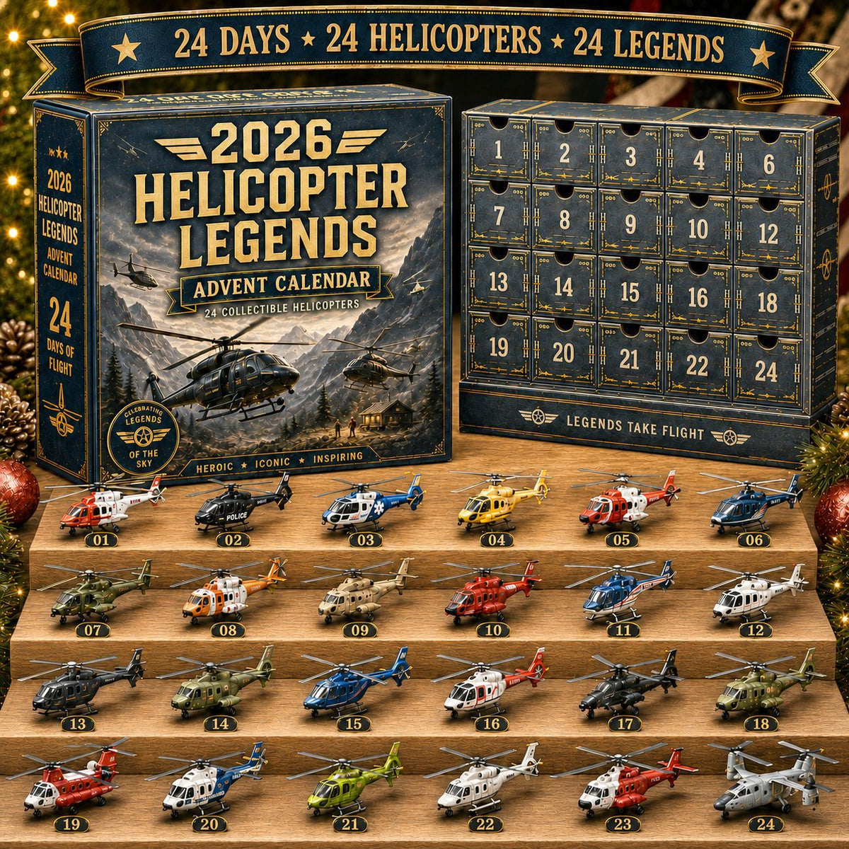 🔥50% Off Last Day🔥 - 2026 Space Exploration Legends Advent Calendar – 24 Days of Space Missions, 24 Collectible Surprises