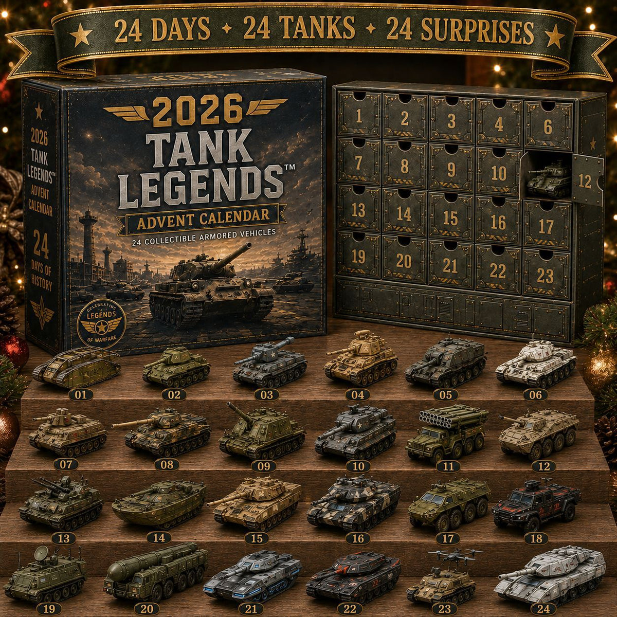 🔥50% Off Last Day🔥 - 2026 Space Exploration Legends Advent Calendar – 24 Days of Space Missions, 24 Collectible Surprises