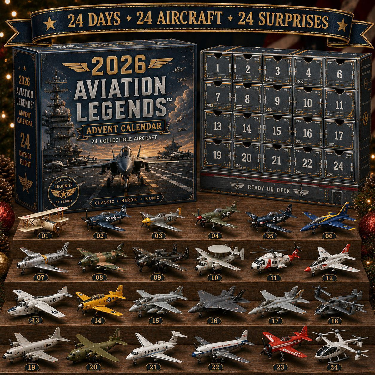 🔥50% Off Last Day🔥 - 2026 Space Exploration Legends Advent Calendar – 24 Days of Space Missions, 24 Collectible Surprises