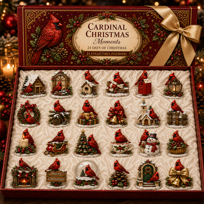 ⏰Last day 50% off🔥✨24-Day Advent Calendar - Cardinal