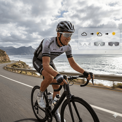 ☀️🕶️UV400 Photochromic Polarized Safety Glasses – 🥇Impact Resistant Outdoor Sports & Work Eyewear✨