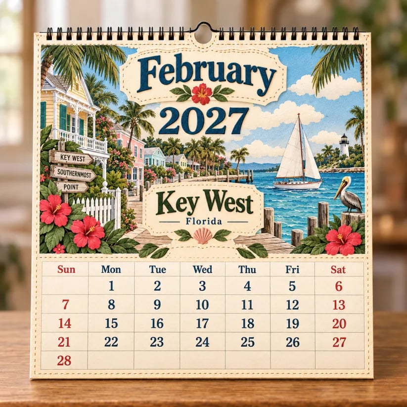 🧳 2027 Timeless American Destinations Wall Calendar