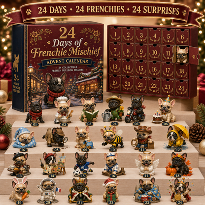 🎄🐶 2026 French Bulldog Advent Calendar – 24 Days of Frenchie Mischief