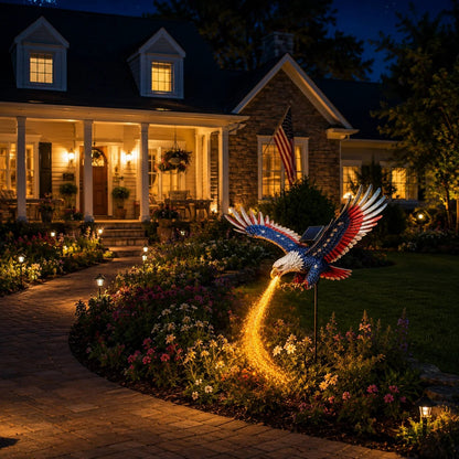 🦅 250th Anniversary Special – Eagle of Freedom Solar Garden Light