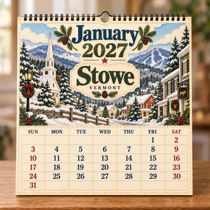 🧳 2027 Timeless American Destinations Wall Calendar