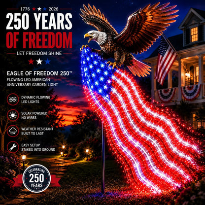 🦅 250th Anniversary Special – Eagle of Freedom Solar Garden Light