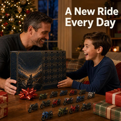 🔥50% Off Last Day🔥 - 2026 Motorcycle Legends Advent Calendar – 24 Days, 24 Mini Motorcycles, 24 Legendary Rides