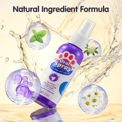 Stop Your Pet’s Bad Breath in 7 Days - Teeth Cleaning Spray for Pets