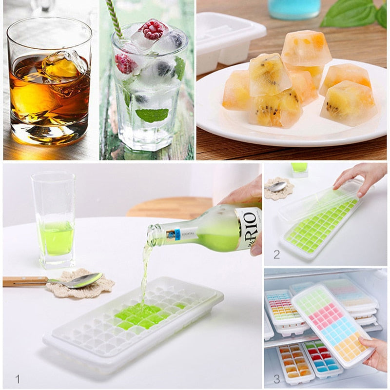 Ice Cube Tray Ice Cube Maker Sphere Mold Ice Cube Tray With Lid
