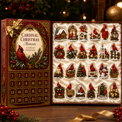 ⏰Last day 50% off🔥✨24-Day Advent Calendar - Cardinal