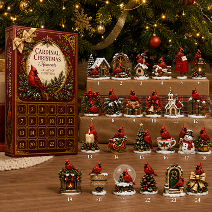 ⏰Last day 50% off🔥✨24-Day Advent Calendar - Cardinal